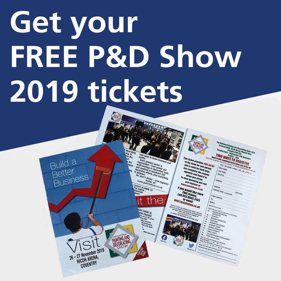 The National Painting And Decorating Show 2019 Register For Tickets