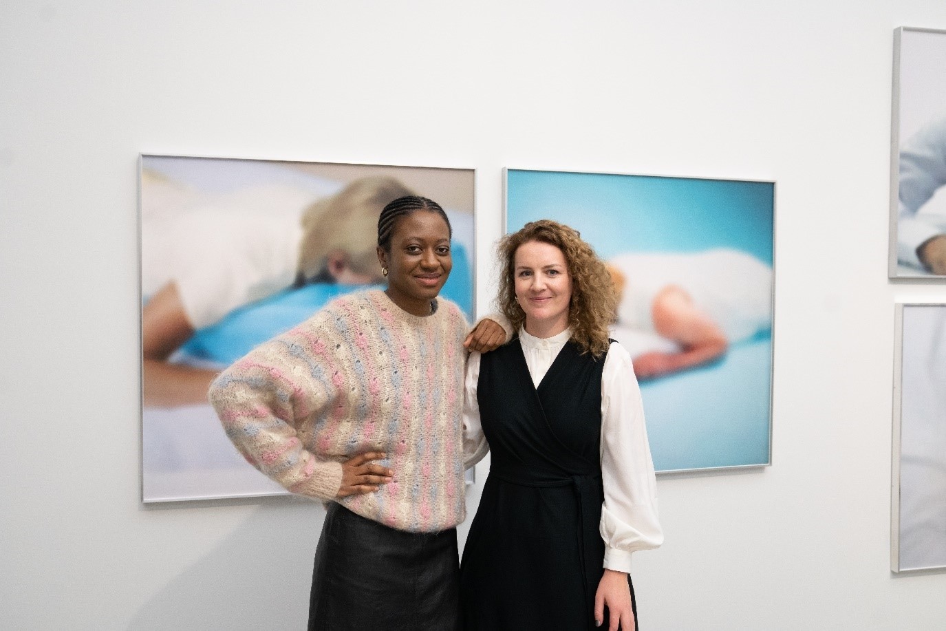 Artist Ayo Akingbade and Noelle Collins Towner Eastbourne’s Exhibitions & Offsite Curator